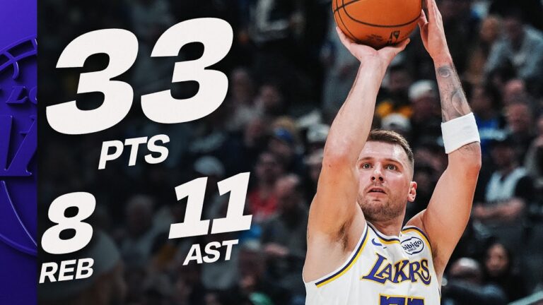 Luka Dončić Posts 33-PT TRIPLE-DOUBLE in Dallas January 24, 20265