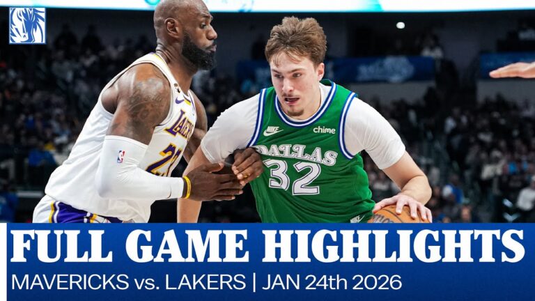 Mavericks Highlights vs. Los Angeles Lakers January 24, 2026