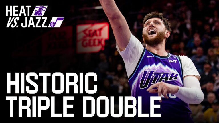 Third-Straight Triple Double Jusuf Nurkić makes Jazz history