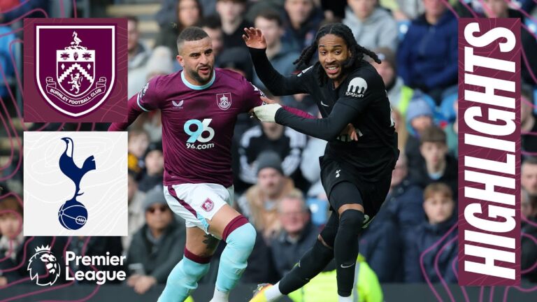 Burnley v Tottenham Hotspur Premier League Highlights
