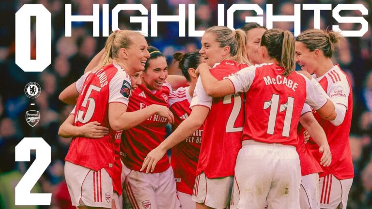DERBY DAY DOMINANCE HIGHLIGHTS Chelsea vs Arsenal (0-2) WSL