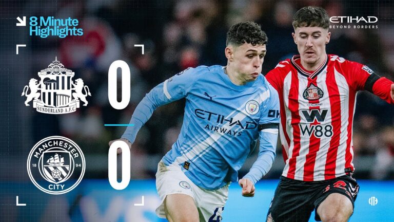 EXTENDED HIGHLIGHTS Sunderland 0-0 Man City 2026 begins with a draw