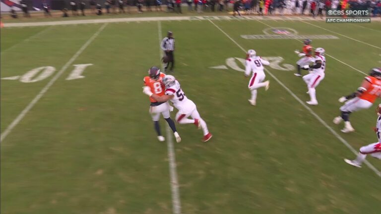 Ruling on the field is fumble recovery by NE