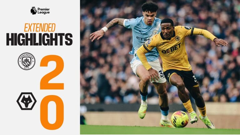 Defeat on the road Manchester City 2-0 Wolves Extended Highlights