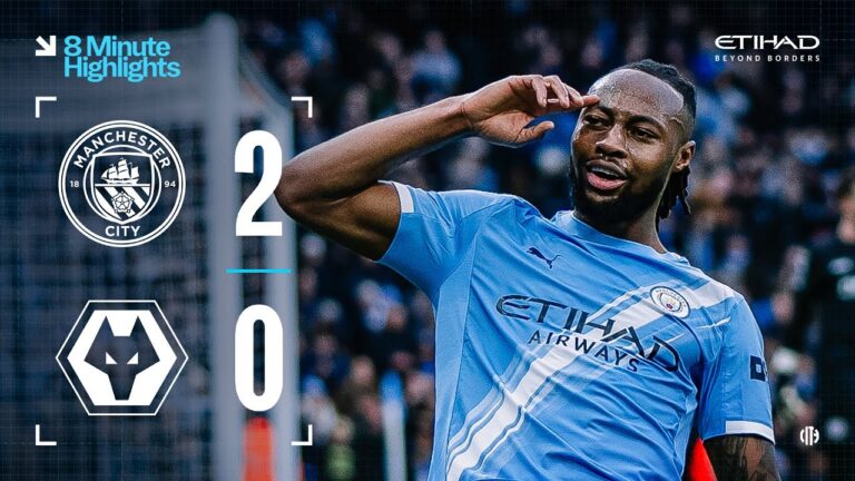 Extended Highlights! Man City 2-0 Wolves Dominant City beat Wolves!