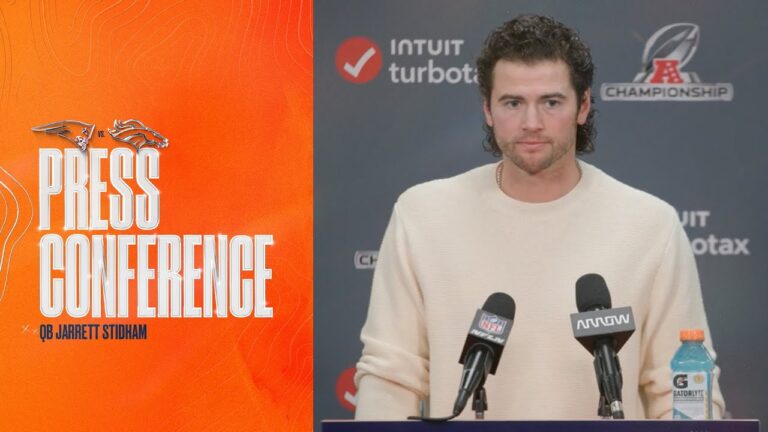 QB Jarrett Stidham on Broncos defensive in AFC Championship Game: They played their tails off