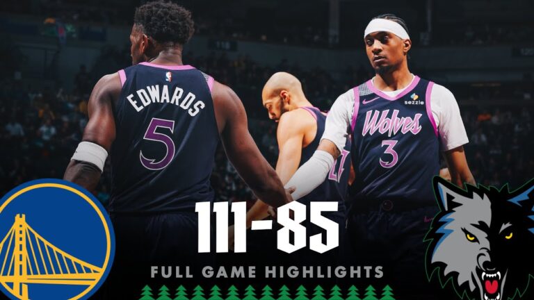 Minnesota Timberwolves Fall Against Golden State Warriors, 111-85 01.25.26