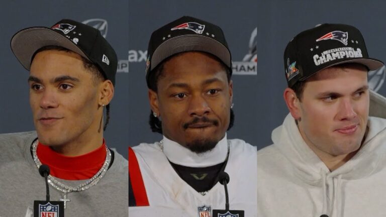 Christian Gonzalez, Stefon Diggs, Hunter Henry & More Address the Media Patriots Press Conference
