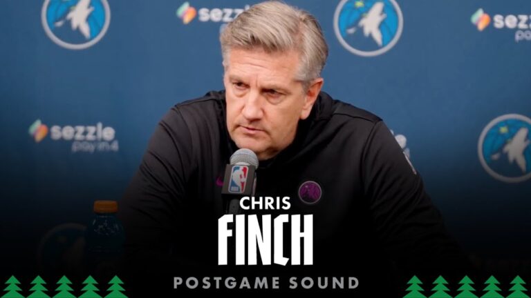 We Werent Playing With Any Purpose. Chris Finch Postgame Sound 1.25.26