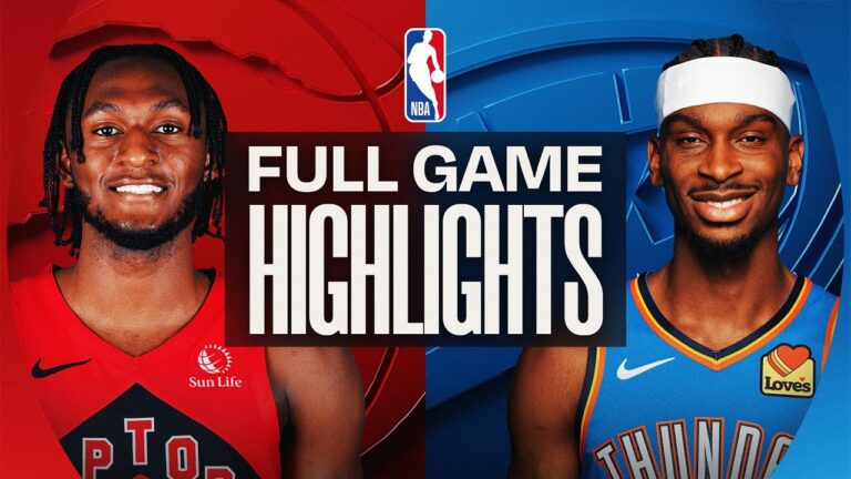 RAPTORS at THUNDER FULL GAME HIGHLIGHTS January 25, 2026