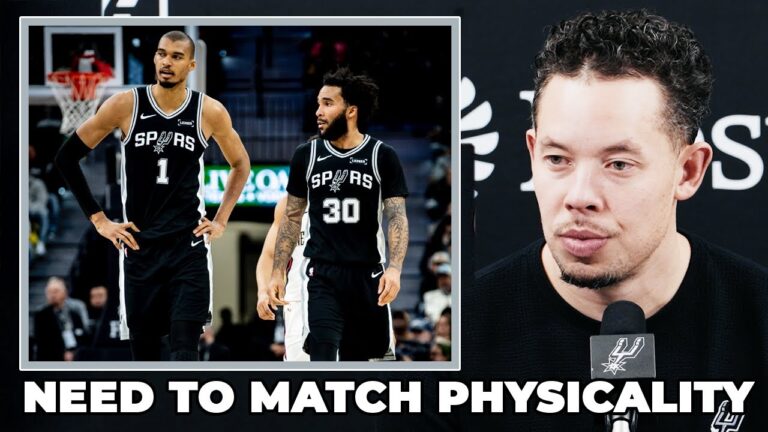 Mitch Johnson on Spurs Needing to Match Physicality