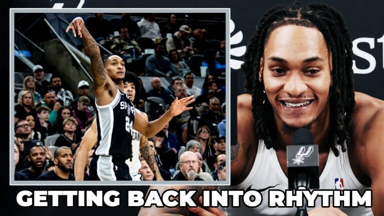 Devin Vassell on Getting Back into Rhythm in Return from Injury