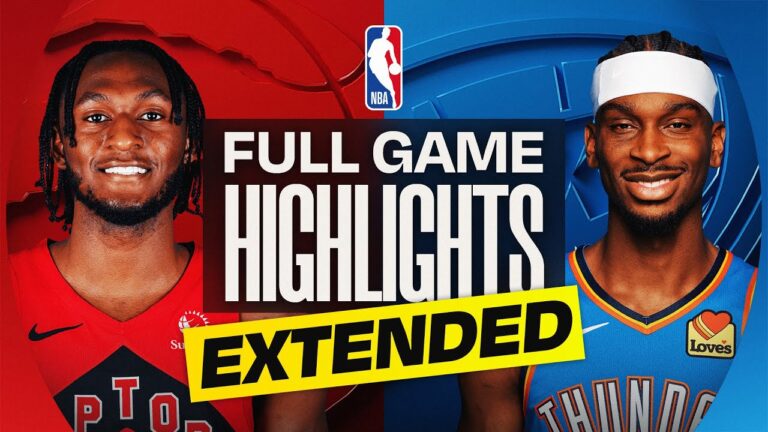EXTENDED: RAPTORS at THUNDER FULL GAME HIGHLIGHTS January 25, 2026