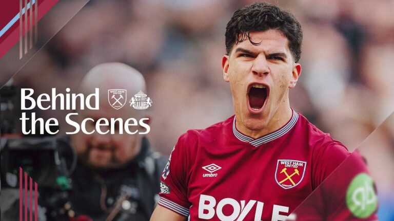 Fernandes STUNNER Claims Consecutive Win! West Ham 3-1 Sunderland Behind the Scenes