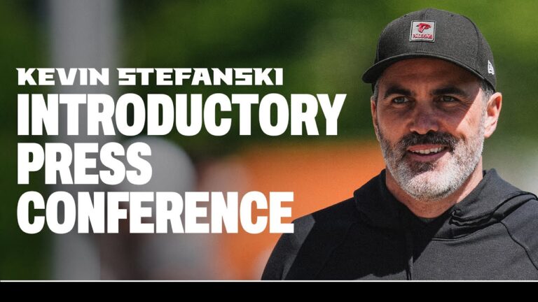 Head Coach Kevin Stefanski Introductory Press Conference Atlanta Falcons