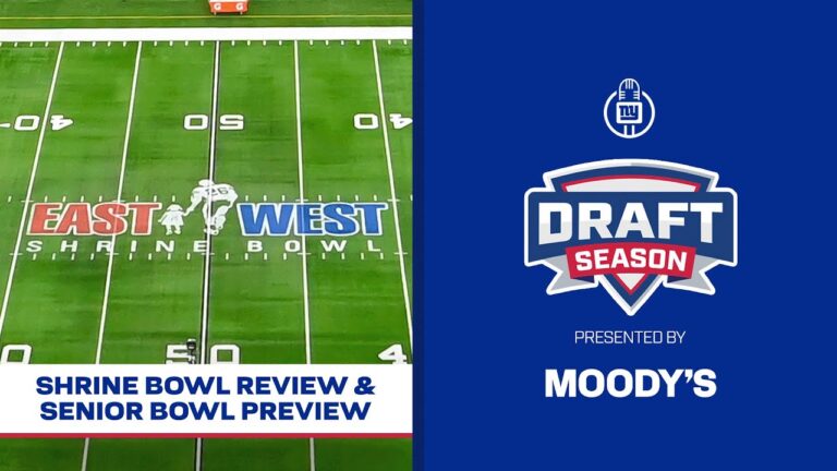 Shrine Bowl Review &amp Senior Bowl Preview Draft Season New York Giants