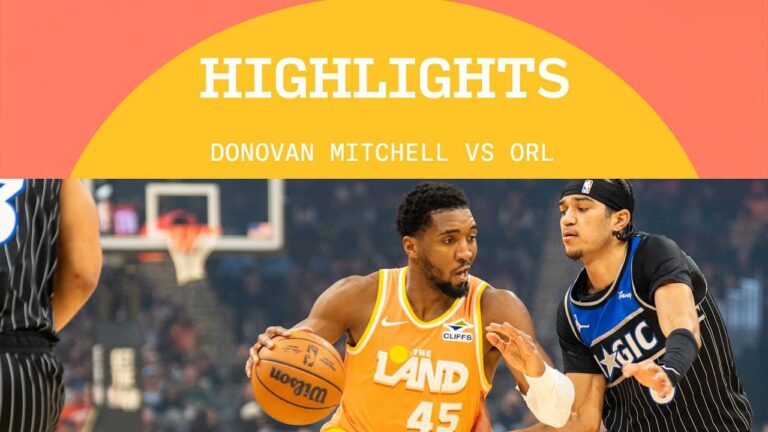 Cavs vs Magic Donovan Mitchell Highlights 01.26.2025