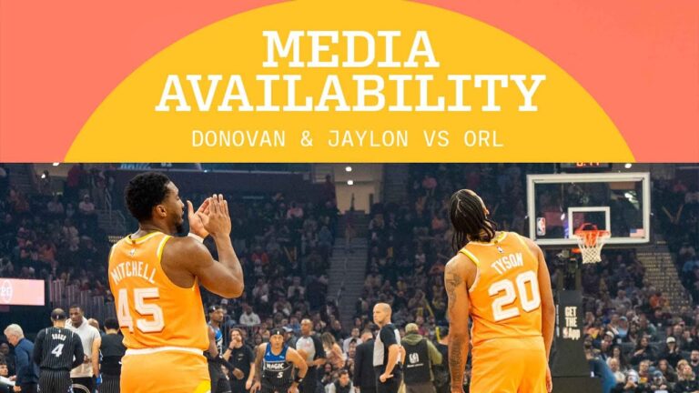 Cavs vs Magics Jaylon Tyson & Donovan Mitchell Post Game 01.26.2026