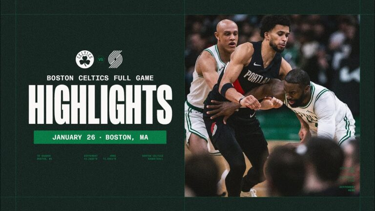 Boston Celtics fend off Portland Trailblazers in 102-94 win at TD Garden