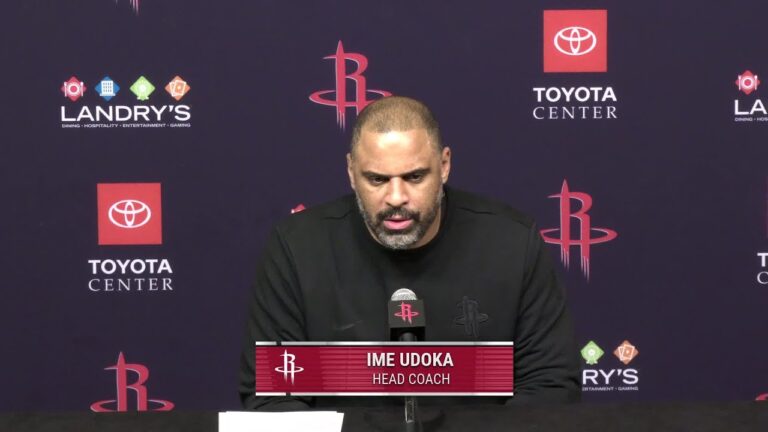 Ime Udoka with a Press Conference vs Grizzlies