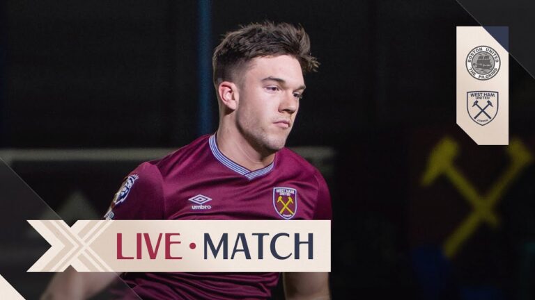 LIVE: Boston United v West Ham U21 National League Cup