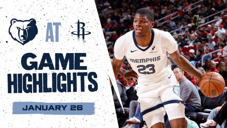 Memphis Grizzlies Highlights vs. Houston Rockets