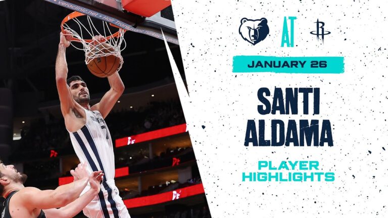 Santi Aldama Highlights vs. Houston Rockets