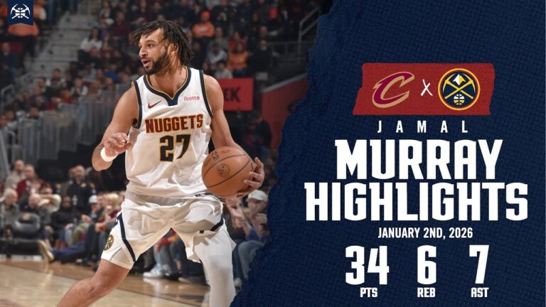 Jamal Murray 34-Point Game Highlights vs. CLE