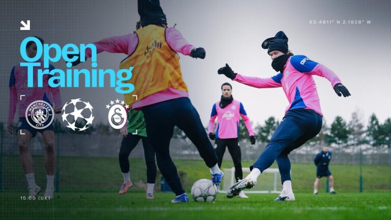WATCH LIVE! OPEN TRAINING Man City v Galatasaray UEFA Champions League