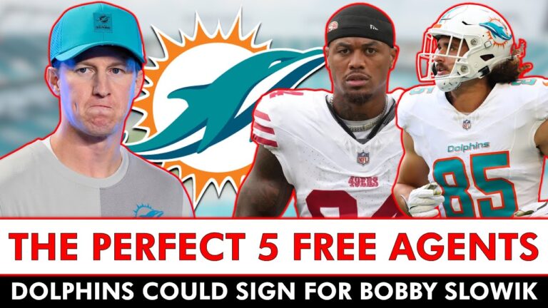 Dolphins Free Agency: The PERFECT 5 NFL Free Agents To Target On Offense For Bobby Slowik In 2026