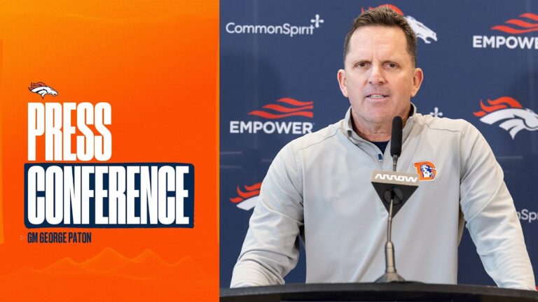 GM George Paton as Broncos approach offseason looking to build: We have to be on our game