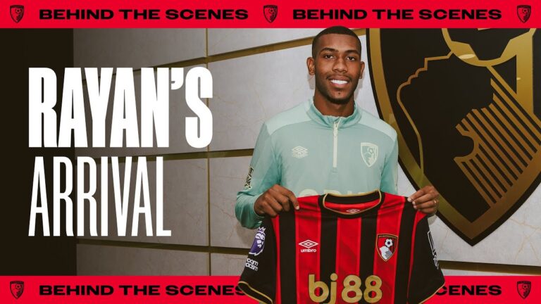 Day One in Bournemouth: Behind-the-scenes of Rayan’s first steps into life in the Premier League
