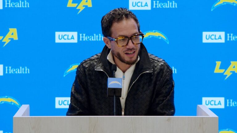OC Mike McDaniel Introductory Media Availability LA Chargers