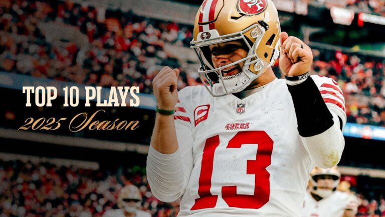 49ers Top 10 Plays from 2025 Season