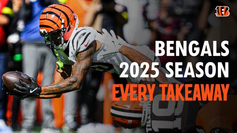 Bengals Takeaways 2025 Season