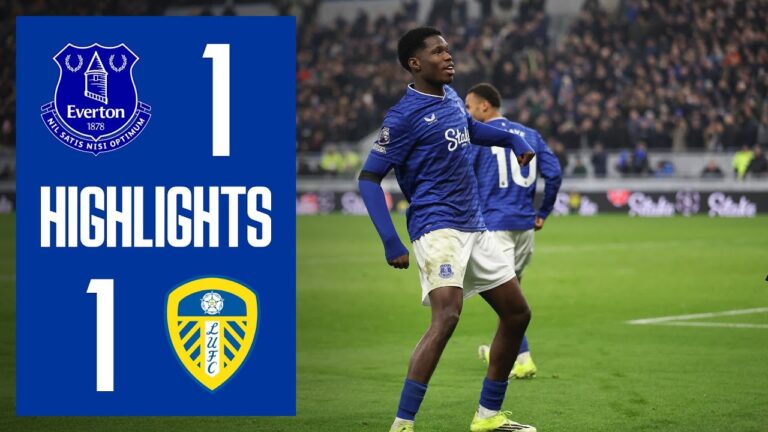EXTENDED HIGHLIGHTS: Everton 1-1 Leeds United