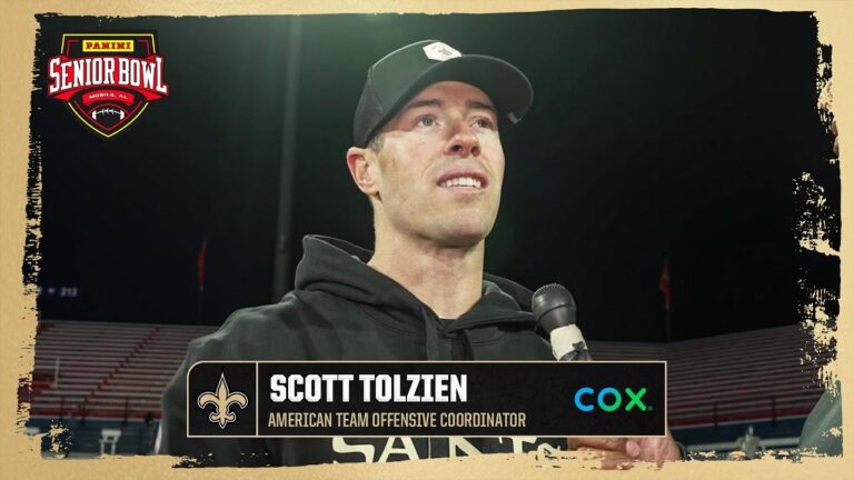Scott Tolzien talks OC duties for American Team 2026 Senior Bowl