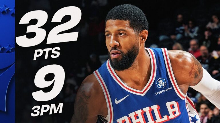Paul George Catches Fire With 32 PTS (9 THREES) January 27, 2026