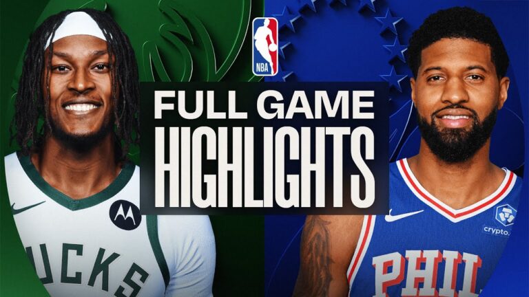 BUCKS at 76ERS FULL GAME HIGHLIGHTS January 27, 2026