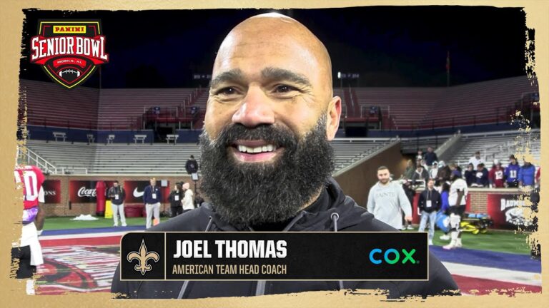 Joel Thomas talks Day 1 2026 Senior Bowl