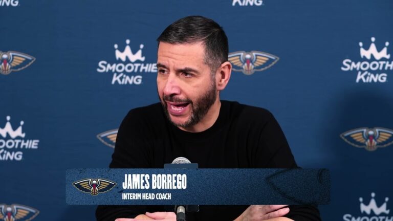 James Borrego Pelicans-Thunder Postgame 1 27 26