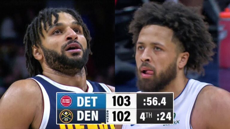 Final 2:40 WILD ENDING Pistons vs Nuggets January 27, 2026