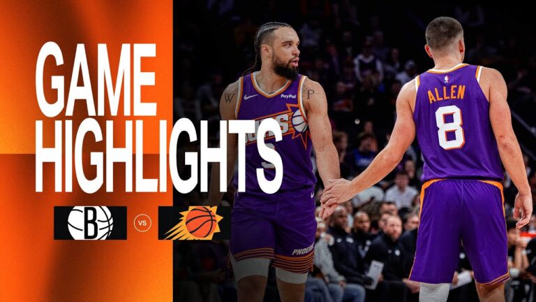 Phoenix Suns control the paint en route to win over Brooklyn Nets Game Highlights 1-27-26