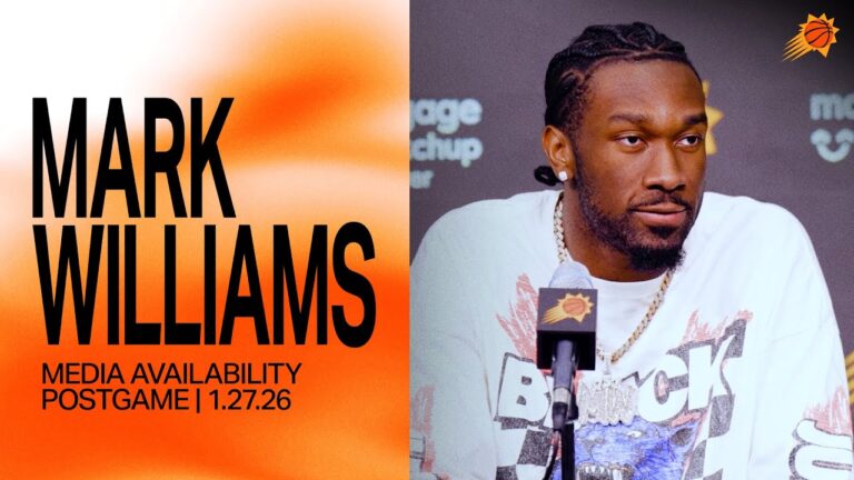 Mark Williams Postgame Media Availability Phoenix Suns vs Brooklyn Nets 1-27-26