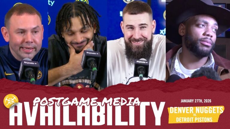 ALL Denver Nuggets Postgame Media vs. DET