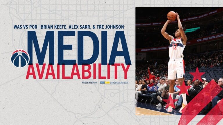 Media Availability: Brian Keefe, Alex Sarr, and Tre Johnson 01.27.26
