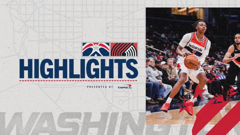 Highlights: Washington Wizards vs. Portland Trail Blazers 01.27.26