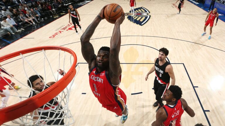 Zion Williamson Highlights vs. Trail Blazers 1 2 26