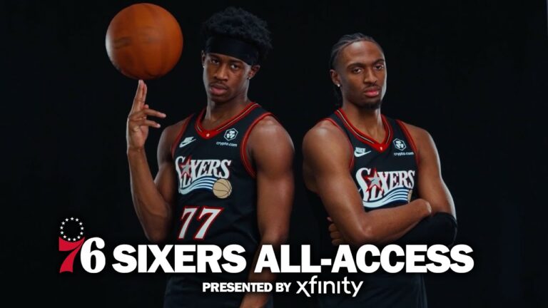 Sixers All-Access: VJ Edgecombe and Tyrese Maxey SLAM Cover Shoot