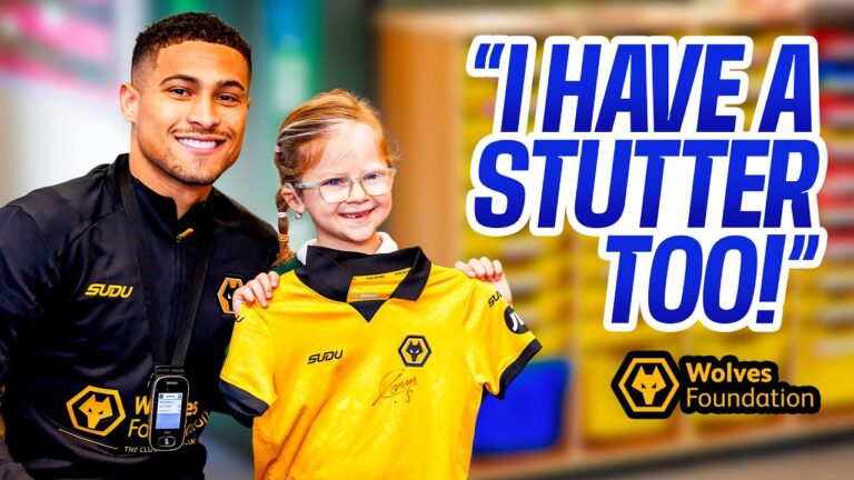 Joao Gomes’ inspirational visit to children with speech and language differences!